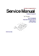 Preview for 1 page of Panasonic KX-TSC35HKW Service Manual