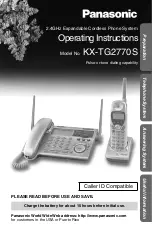 Panasonic KX-TSC909CID Operating Instructions Manual preview