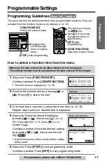 Preview for 13 page of Panasonic KX-TSC909CID Operating Instructions Manual