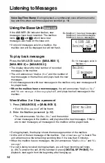 Preview for 54 page of Panasonic KX-TSC909CID Operating Instructions Manual