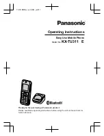 Panasonic KX-TU311 E Operating Instructions Manual preview