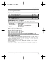 Preview for 3 page of Panasonic KX-TU311 E Operating Instructions Manual