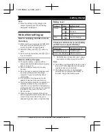 Preview for 11 page of Panasonic KX-TU311 E Operating Instructions Manual