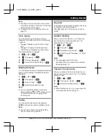 Preview for 15 page of Panasonic KX-TU311 E Operating Instructions Manual