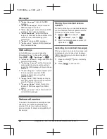 Preview for 22 page of Panasonic KX-TU311 E Operating Instructions Manual