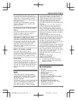 Preview for 7 page of Panasonic KX-TU311SP Operating Instructions Manual