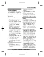 Preview for 7 page of Panasonic KX-TU321 E Operating	 Instruction