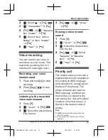 Preview for 21 page of Panasonic KX-TU327 E Operating Instructions Manual