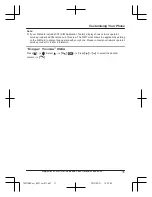 Preview for 31 page of Panasonic KX-TU327 E Operating Instructions Manual