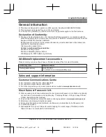 Preview for 35 page of Panasonic KX-TU327 E Operating Instructions Manual