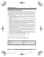 Preview for 36 page of Panasonic KX-TU327 E Operating Instructions Manual