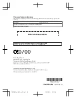 Preview for 40 page of Panasonic KX-TU327 E Operating Instructions Manual