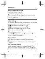 Preview for 10 page of Panasonic KX-TU329 FX Operating Instructions Manual