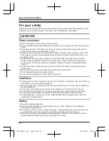 Preview for 12 page of Panasonic KX-TU329FXME Operating Instructions Manual