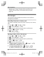 Preview for 38 page of Panasonic KX-TU329FXME Operating Instructions Manual