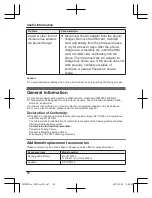 Preview for 58 page of Panasonic KX-TU329FXME Operating Instructions Manual