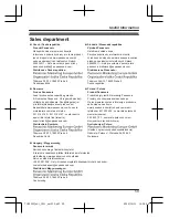 Preview for 59 page of Panasonic KX-TU329FXME Operating Instructions Manual