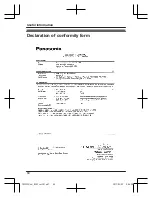 Preview for 60 page of Panasonic KX-TU329FXME Operating Instructions Manual