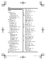 Preview for 62 page of Panasonic KX-TU329FXME Operating Instructions Manual