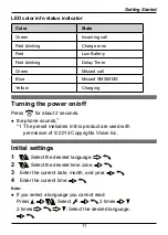 Preview for 11 page of Panasonic KX-TU446 Operating Instructions Manual