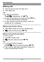 Preview for 19 page of Panasonic KX-TU446 Operating Instructions Manual