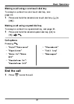 Preview for 20 page of Panasonic KX-TU446 Operating Instructions Manual