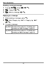 Preview for 27 page of Panasonic KX-TU446 Operating Instructions Manual