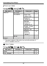 Preview for 57 page of Panasonic KX-TU446 Operating Instructions Manual