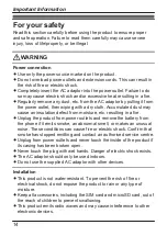 Preview for 14 page of Panasonic KX-TU456 EX Operating Instructions Manual