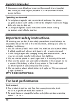 Preview for 18 page of Panasonic KX-TU456 EX Operating Instructions Manual