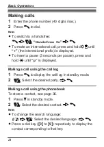 Preview for 24 page of Panasonic KX-TU456 EX Operating Instructions Manual