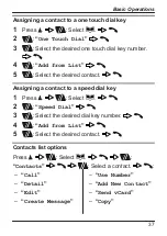 Preview for 37 page of Panasonic KX-TU456 EX Operating Instructions Manual