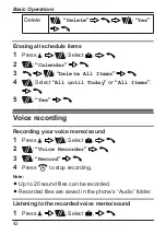 Preview for 42 page of Panasonic KX-TU456 EX Operating Instructions Manual