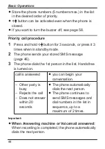 Preview for 44 page of Panasonic KX-TU456 EX Operating Instructions Manual