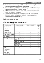 Preview for 57 page of Panasonic KX-TU456 EX Operating Instructions Manual