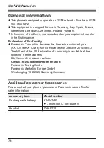 Preview for 78 page of Panasonic KX-TU456 EX Operating Instructions Manual