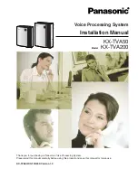 Panasonic KX-TVA200 Installation Manual preview