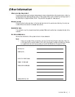 Preview for 5 page of Panasonic KX-TVA200 Installation Manual