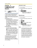 Предварительный просмотр 8 страницы Panasonic KX-TVM200 Operating Instructions Manual