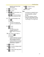 Предварительный просмотр 21 страницы Panasonic KX-TVM200 Operating Instructions Manual