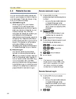 Предварительный просмотр 24 страницы Panasonic KX-TVM200 Operating Instructions Manual