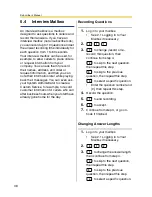 Предварительный просмотр 38 страницы Panasonic KX-TVM200 Operating Instructions Manual