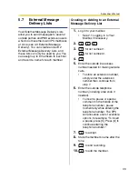 Предварительный просмотр 43 страницы Panasonic KX-TVM200 Operating Instructions Manual