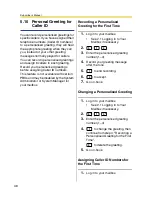 Предварительный просмотр 48 страницы Panasonic KX-TVM200 Operating Instructions Manual