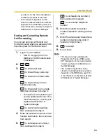 Предварительный просмотр 55 страницы Panasonic KX-TVM200 Operating Instructions Manual