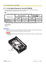 Preview for 48 page of Panasonic KX-TVM50 Installation Manual