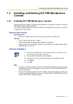 Preview for 9 page of Panasonic KX-TVM50 Programming Manual