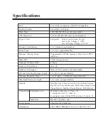 Preview for 278 page of Panasonic KX-TVP100 Installation Manual