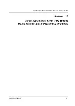 Preview for 47 page of Panasonic KX-TVP200 Installation Manual