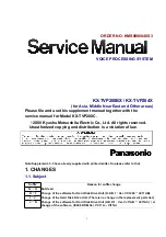 Panasonic KX-TVP200BX Service Manual preview